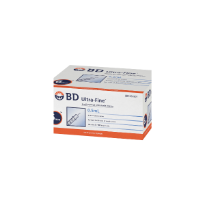 Syringes Insulin 0.5ml - per box (no GST)