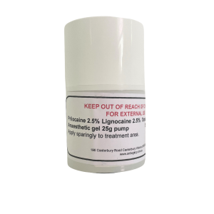 Prilocaine 2.5% combo anaesthetic topical 25g  (no GST)